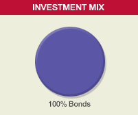 Investment mix about 100% bonds